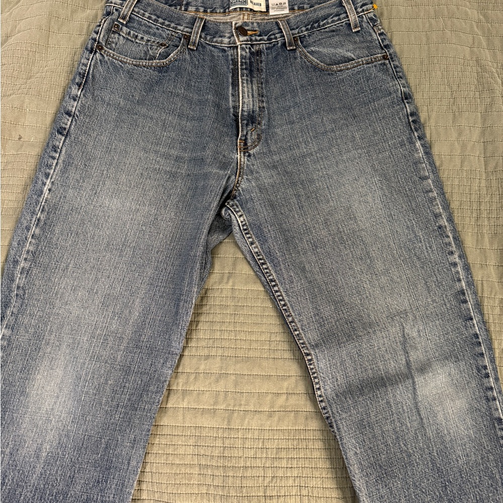 Signature by Levi Strauss Light Blue Relaxed Jeans